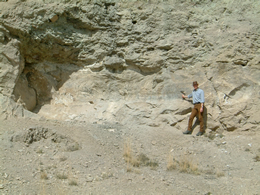 Gipslagerstätte in der Nordwest-Mongolei an der Grenze zu Russland (Bild anzeigen)