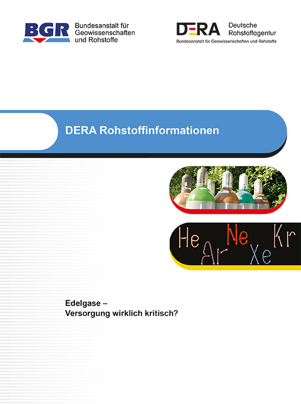 Die neue BGR-Studie „Edelgase – Versorgung wirklich kritisch?“.