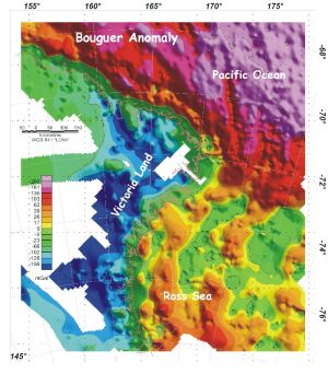 Bouguer Anomaly Victoria Land