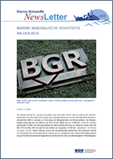 Titelblatt und Download Marine mineralische Rohstoffe Newsletter 2019