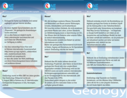 Flyer "OneGeology - Geologische Kartendaten für die ganze Welt"