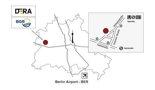Getting to the German Mineral Resources Agency (DERA) in the BGR Branch Office Berlin-Spandau